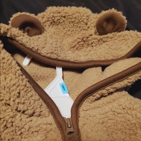 Carter’s Sherpa Teddy Bear Vest Sz 6M - Picture 6 of 7